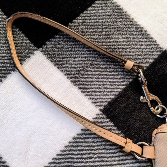 Coach Coated Canvas Tan Wristlet - Picture 3 of 11